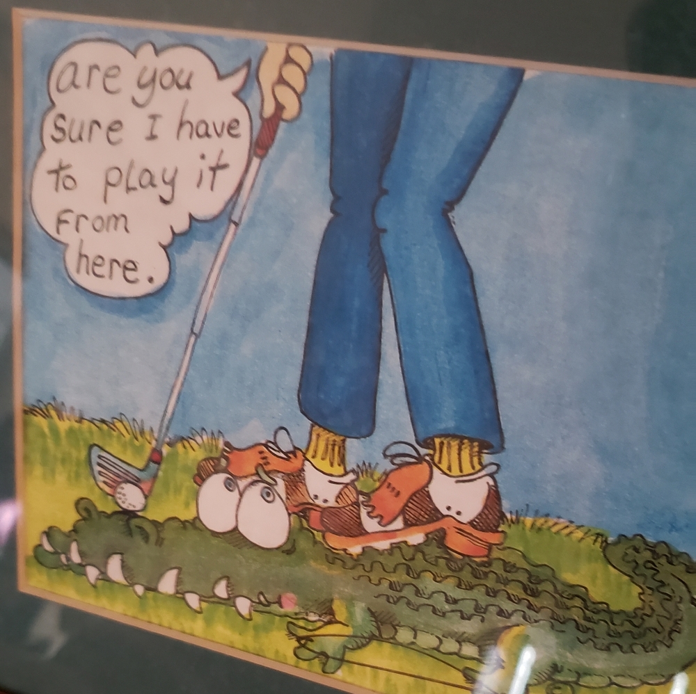 Vintage Rare Steve Gill Cartoonist 1999 Are you sure i have to play it from here - Picture 3 of 5